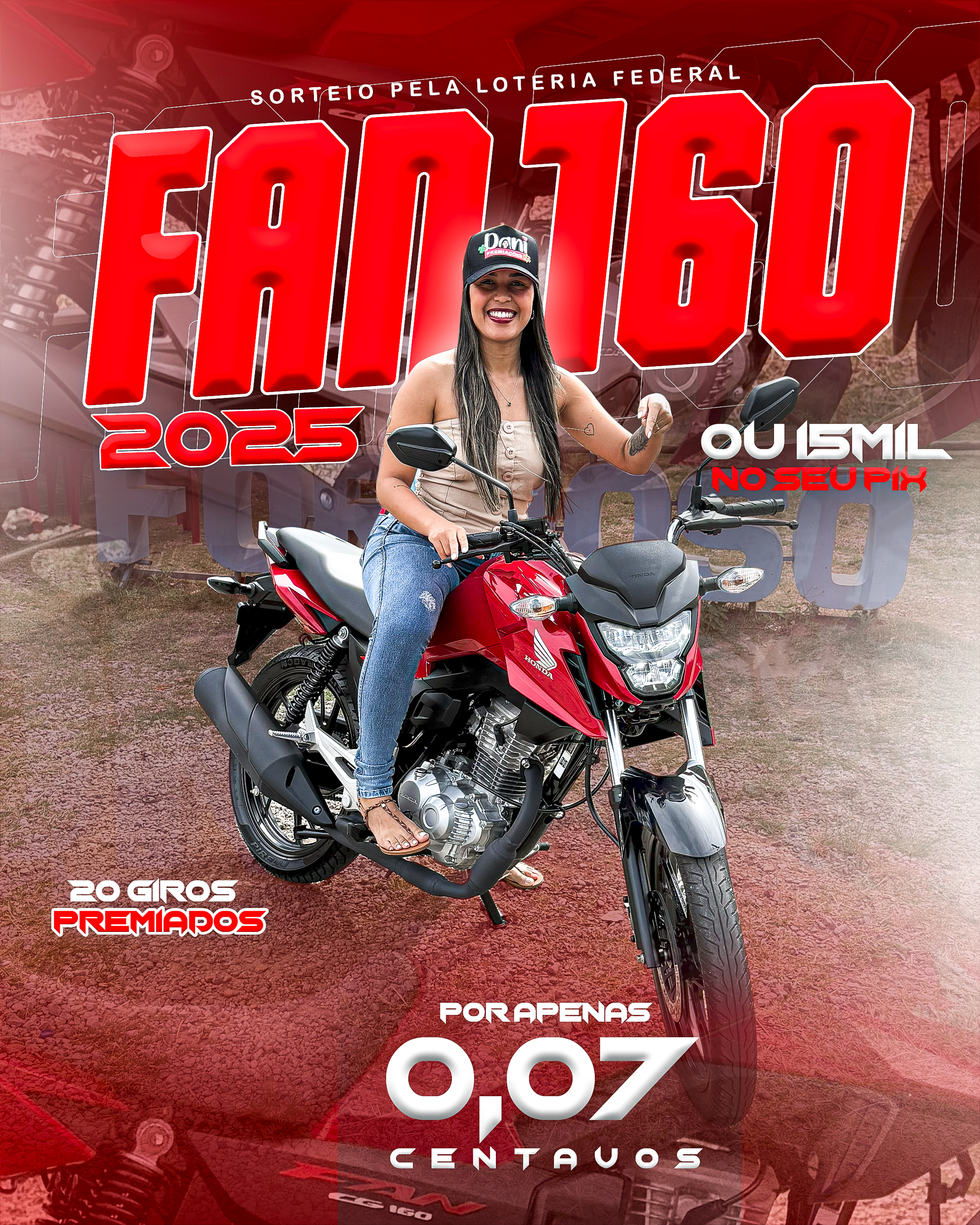 FAN 160 2025 ou 15 MIL NO PIX